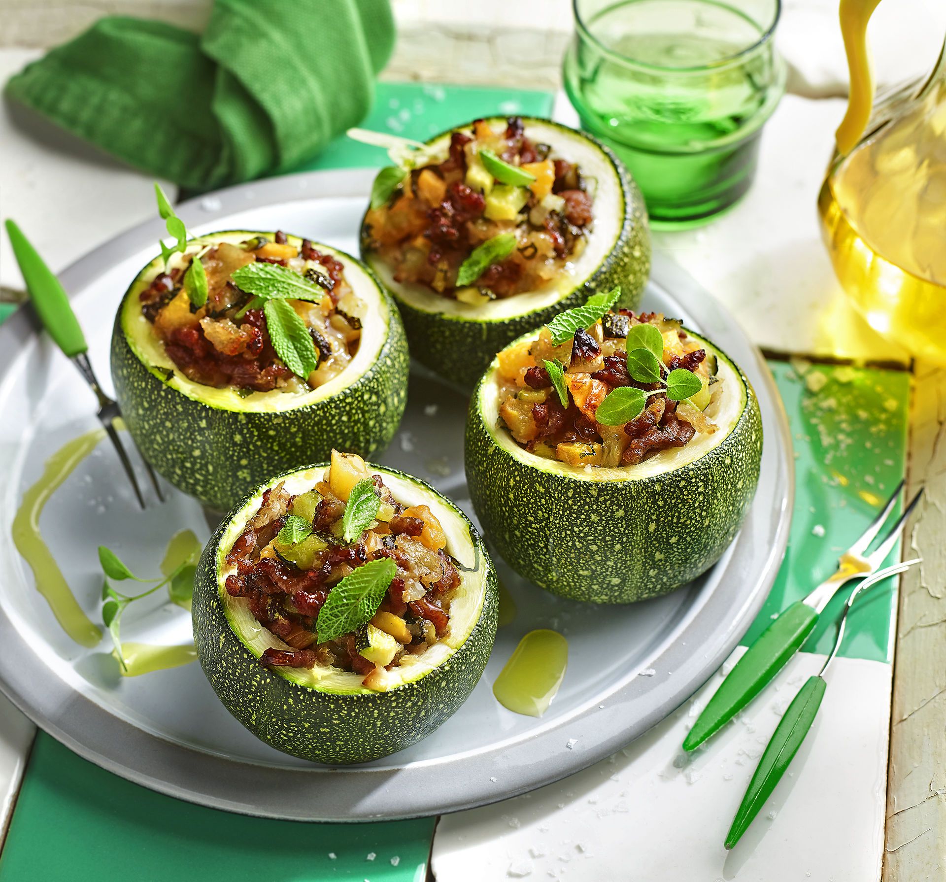 Carbassons farcits d'albercoc