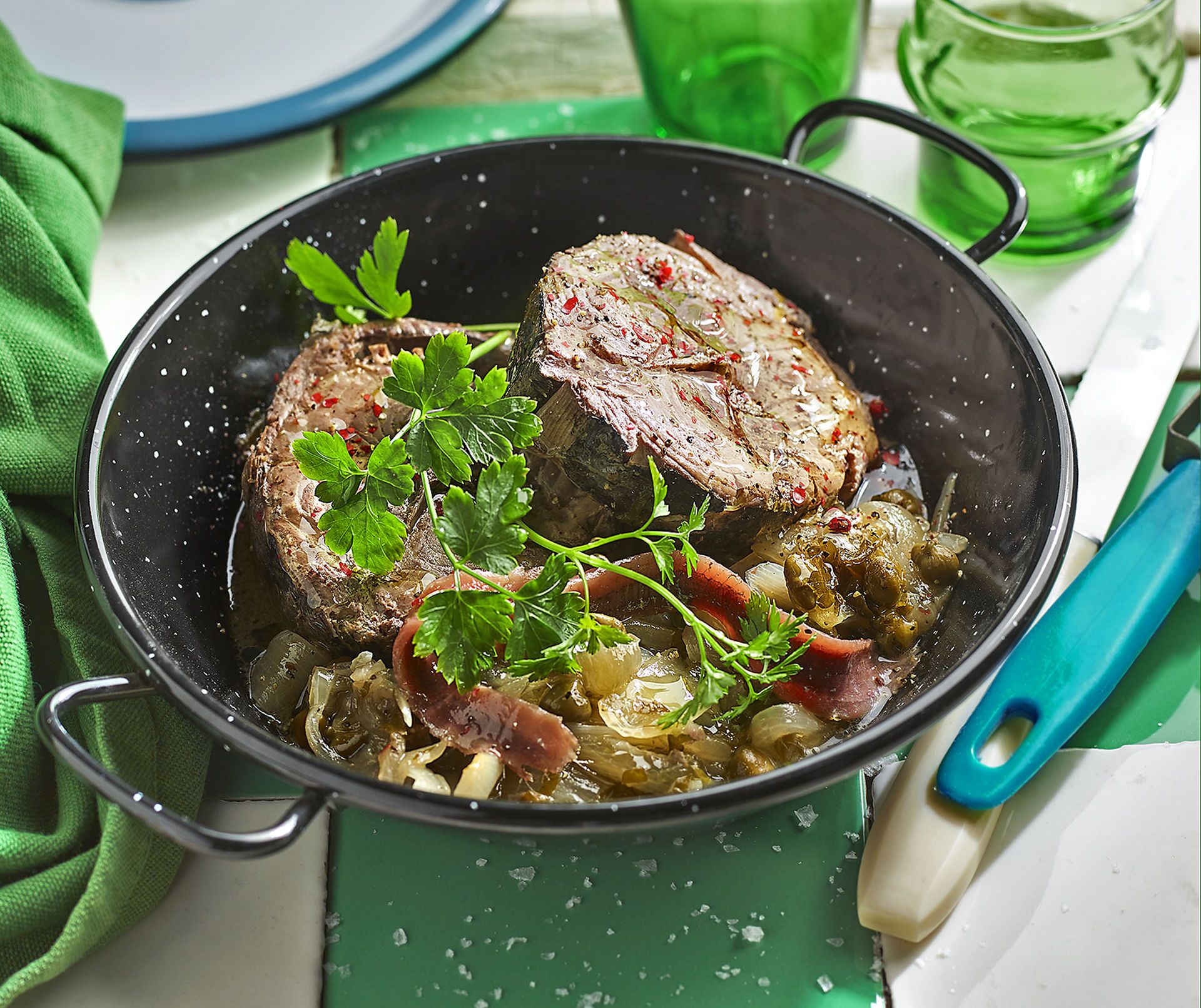 Bonítol amb anxoves