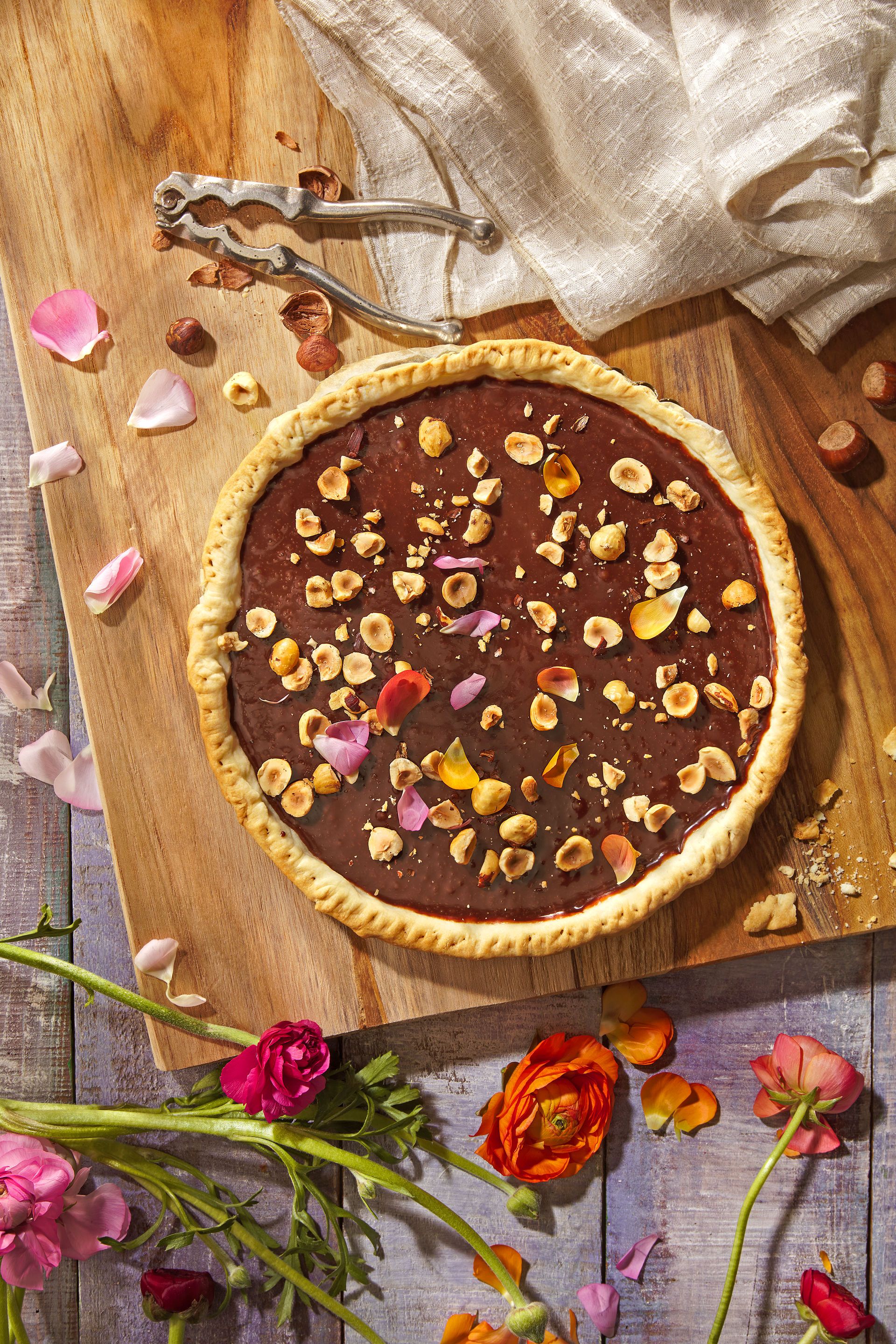 Pastís de xocolata i avellanes