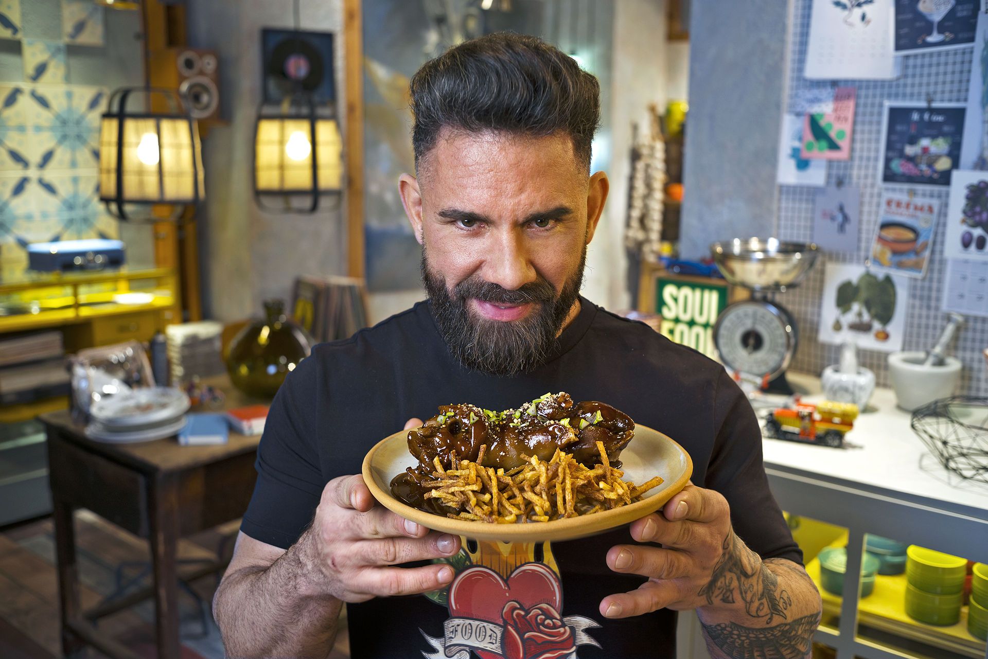 Peus de porc amb xocolata