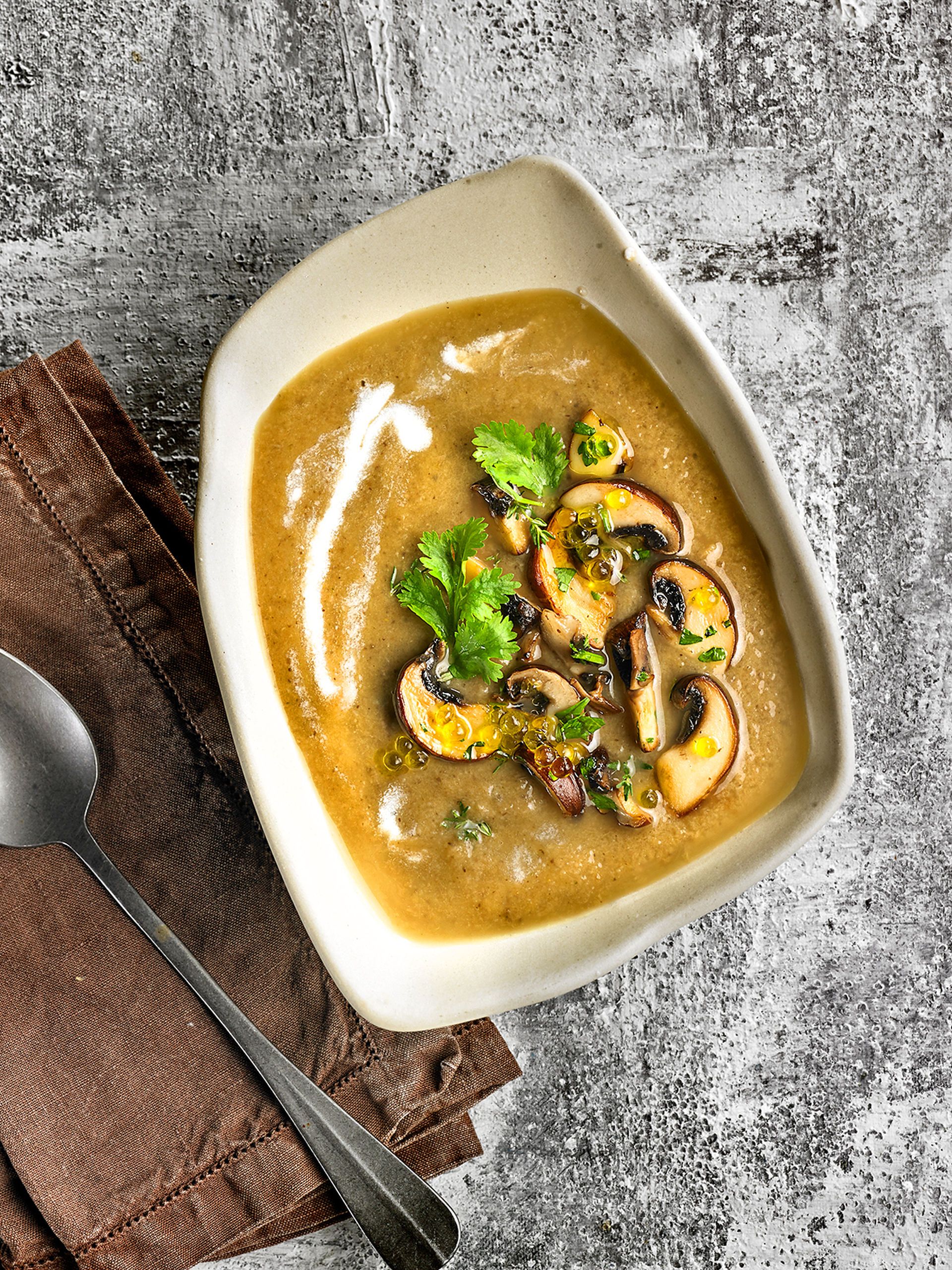 Crema de portobel·los