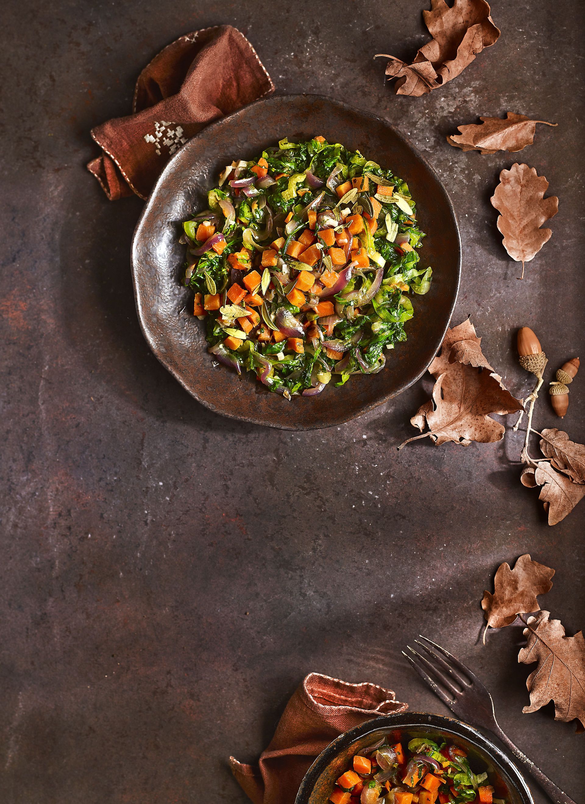 Saltat d'enciam i pastanaga