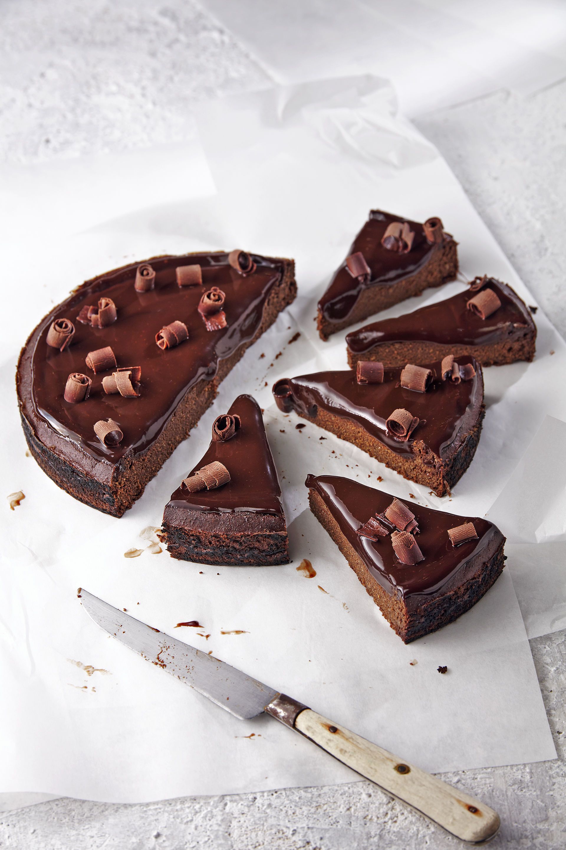 Brownie de garrofa i mill