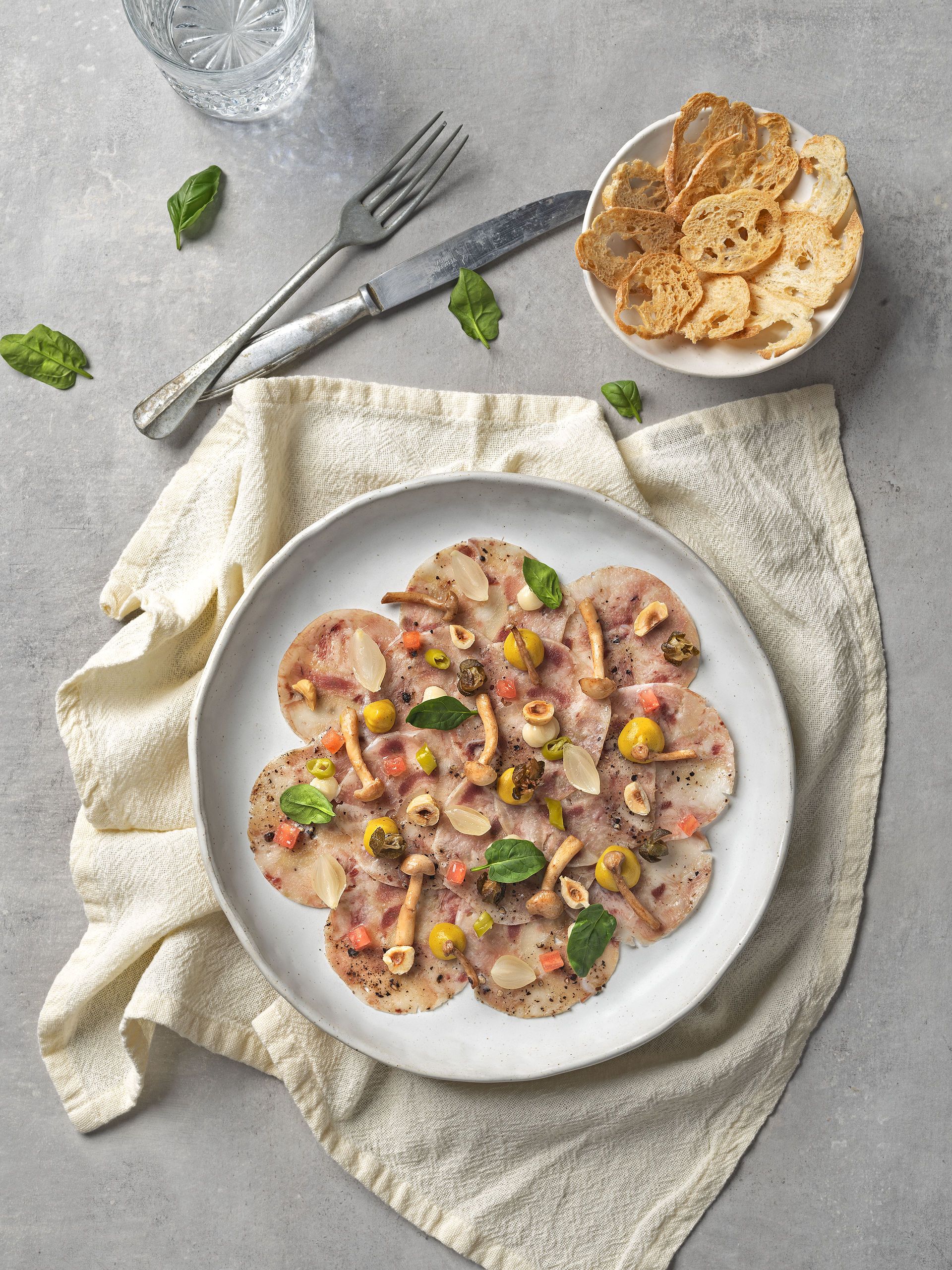 Carpaccio de Peus de Porc r