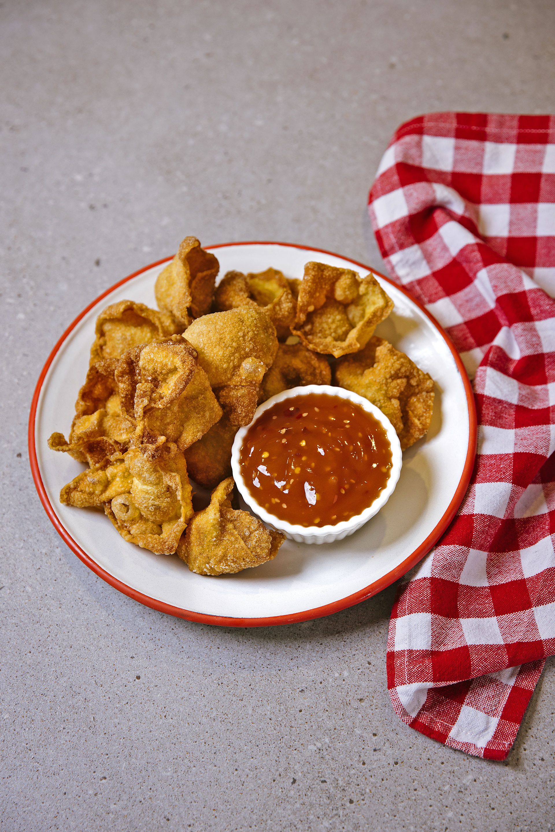 Wonton de mandonguilles