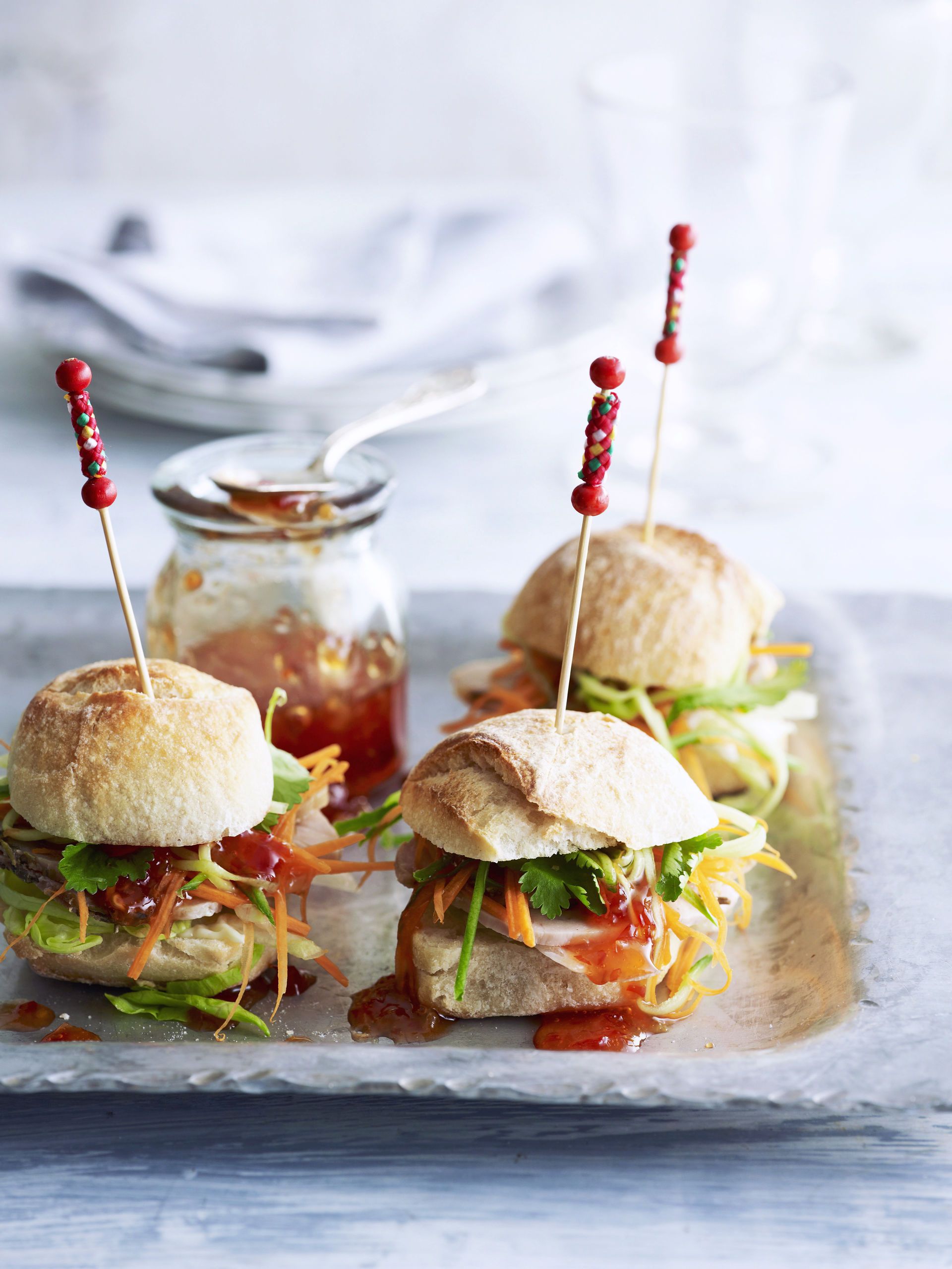 Minientrepans de porc amb un toc oriental