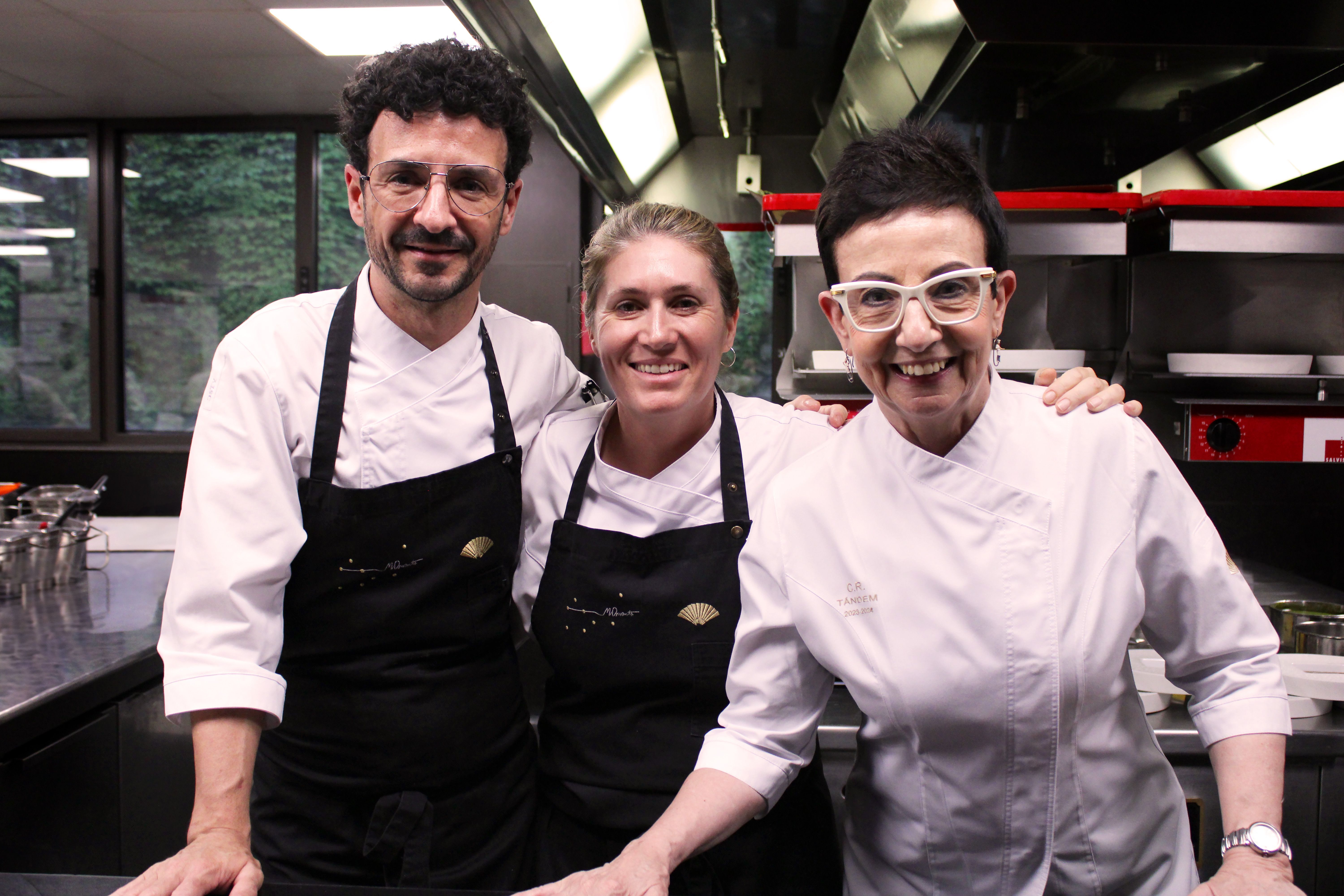 Raül Balam i Carme Ruscalleda van convidar la xef mallorquina Maca de Castro al Moments el maig del 2024