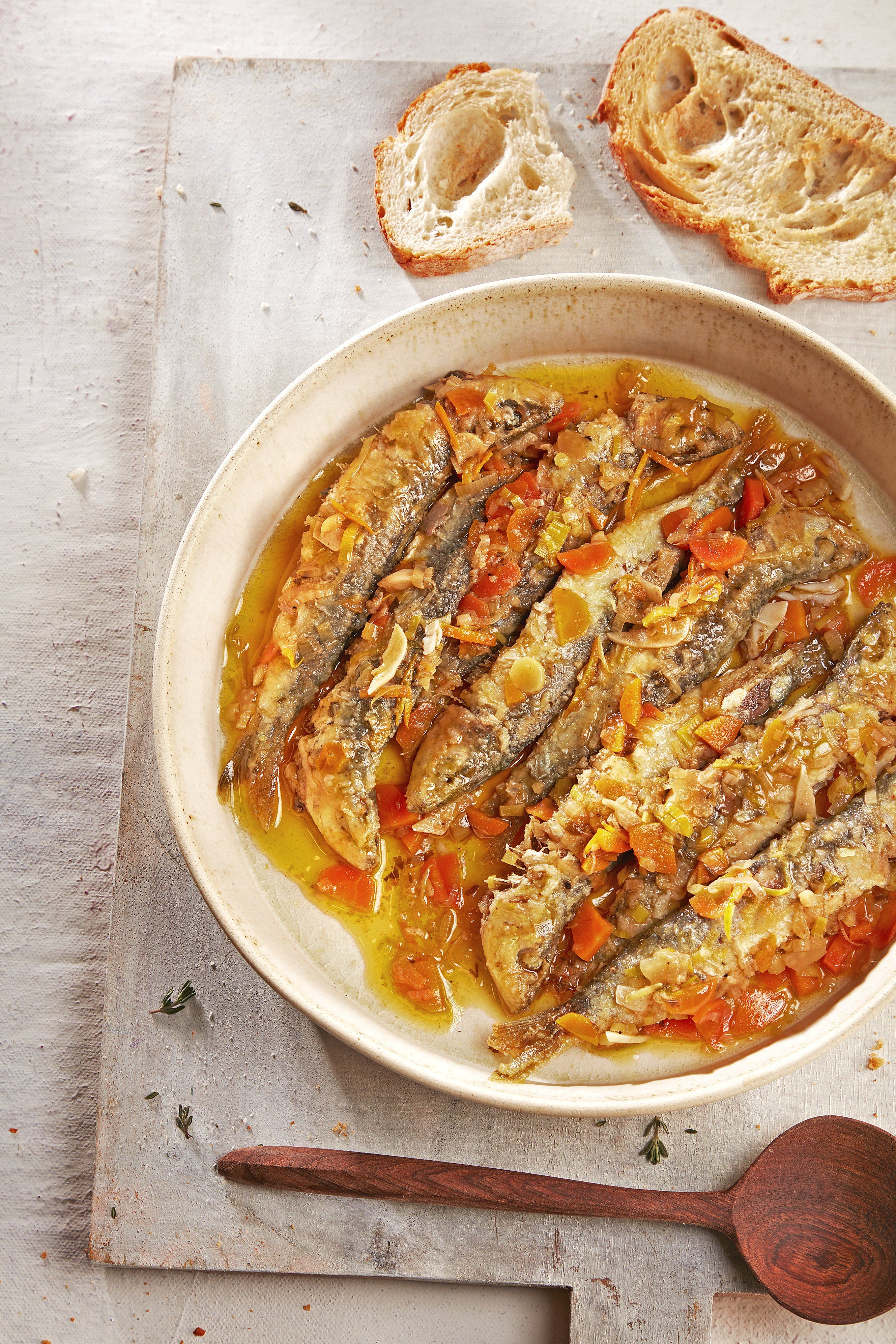 Escabetx de sardines de la Carme Ruscalleda