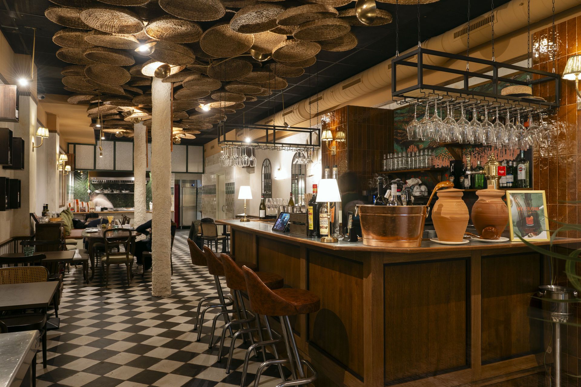 Interior d'Algrano Bistro Eixample