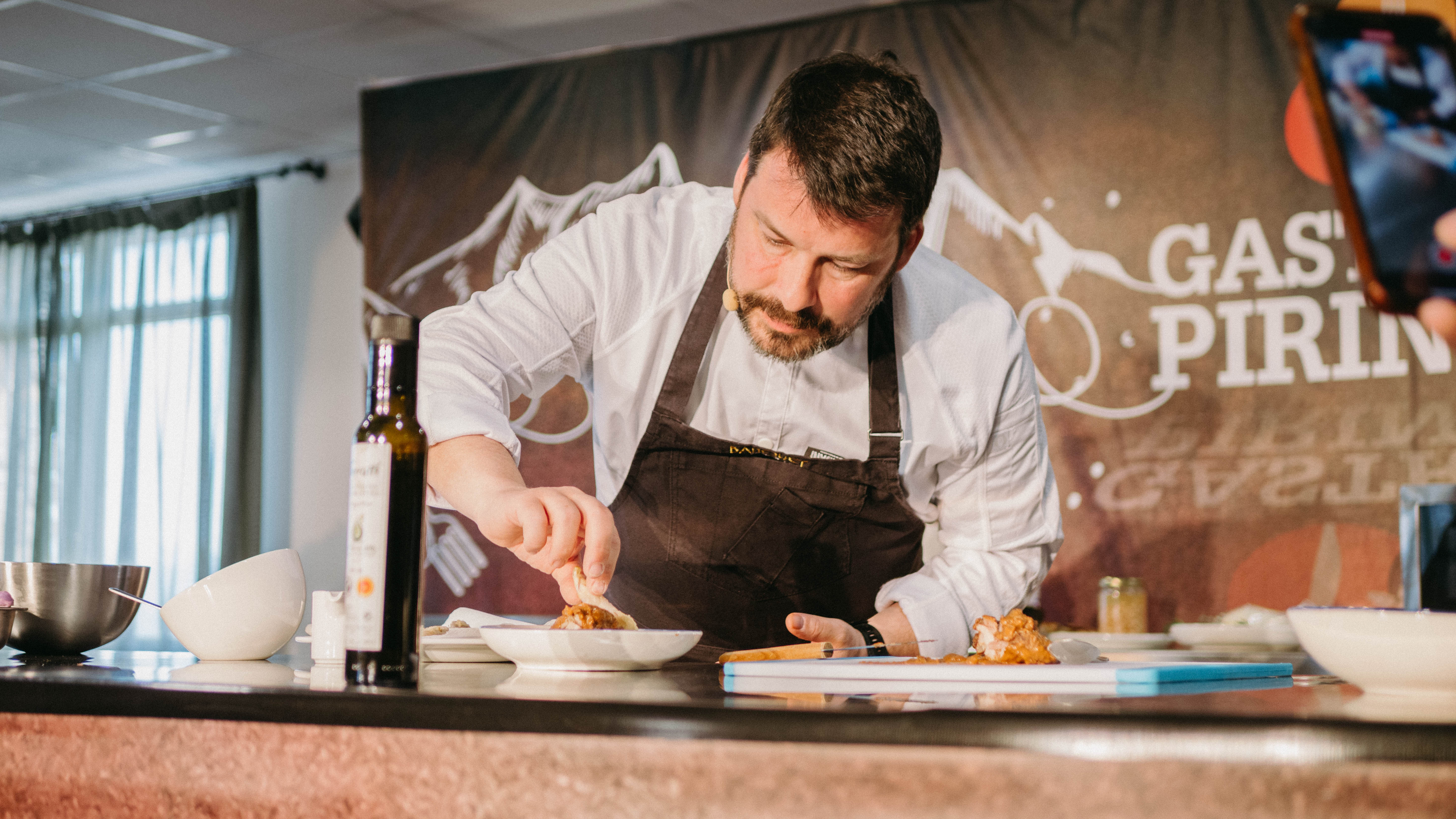 El xef Sergi de Meià a GastroPirineus El xef Sergi de Meià a GastroPirineus