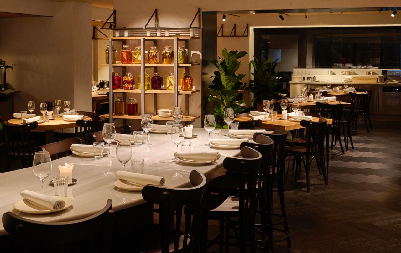 Interior del Fismuler Andorra, a l'hotel Casa Serras