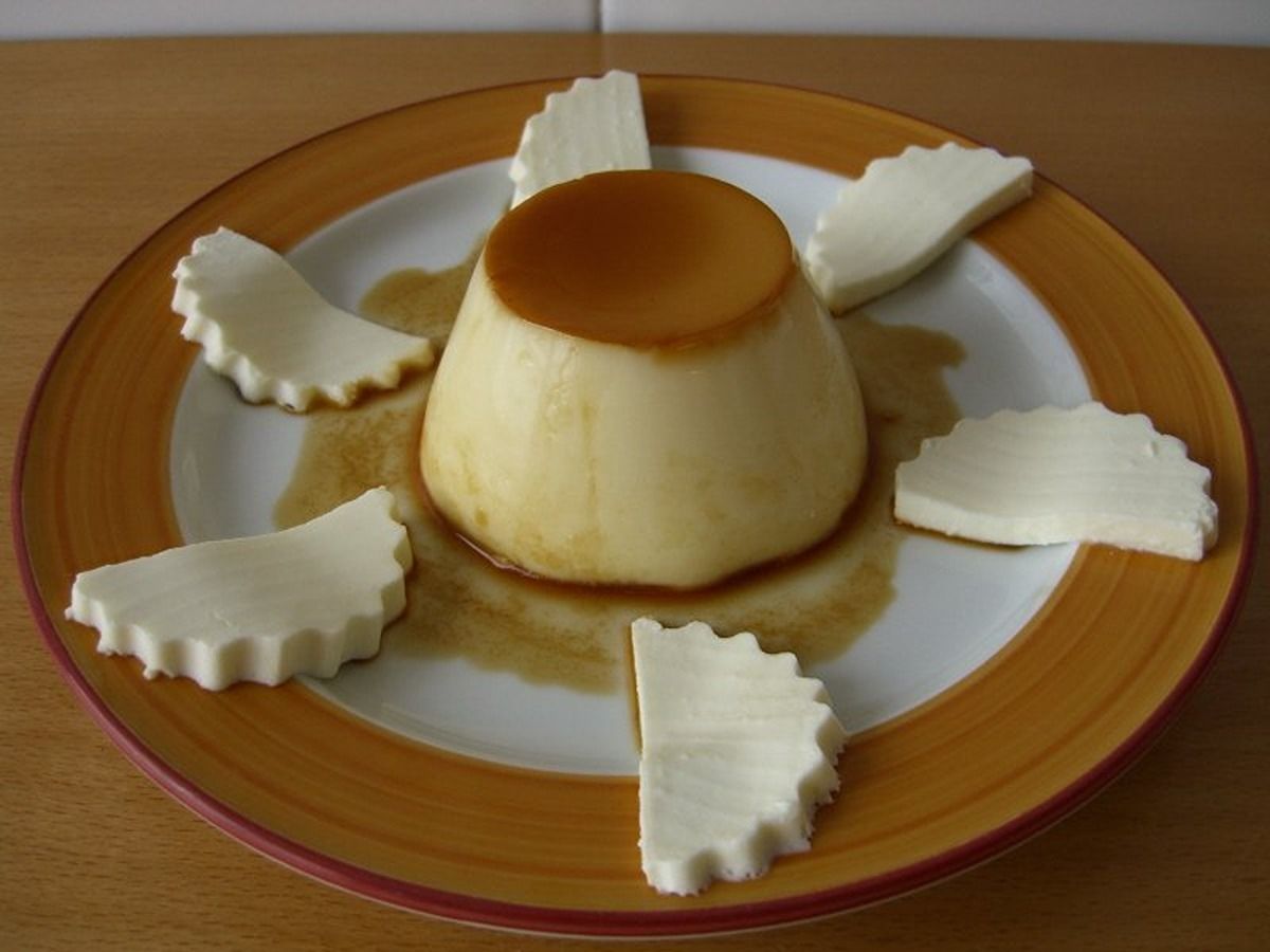 Flam de formatge fresc