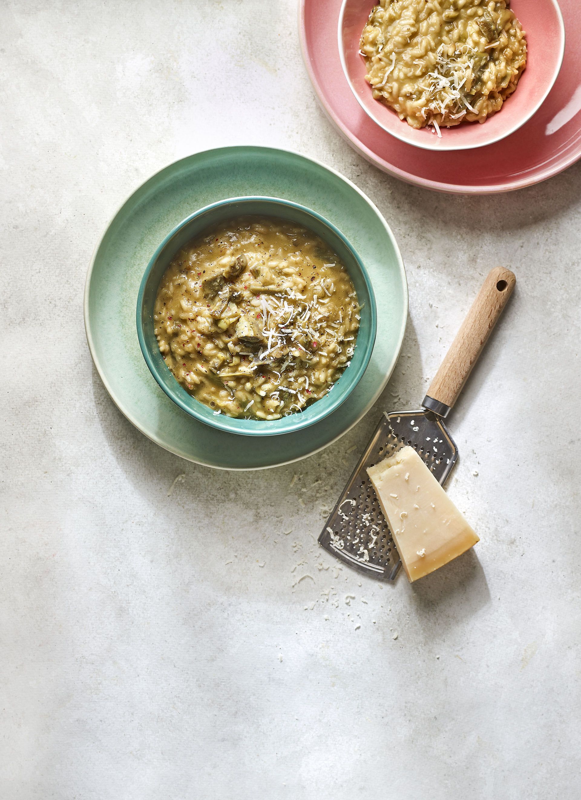 Risotto de carxofes Risotto de carxofes