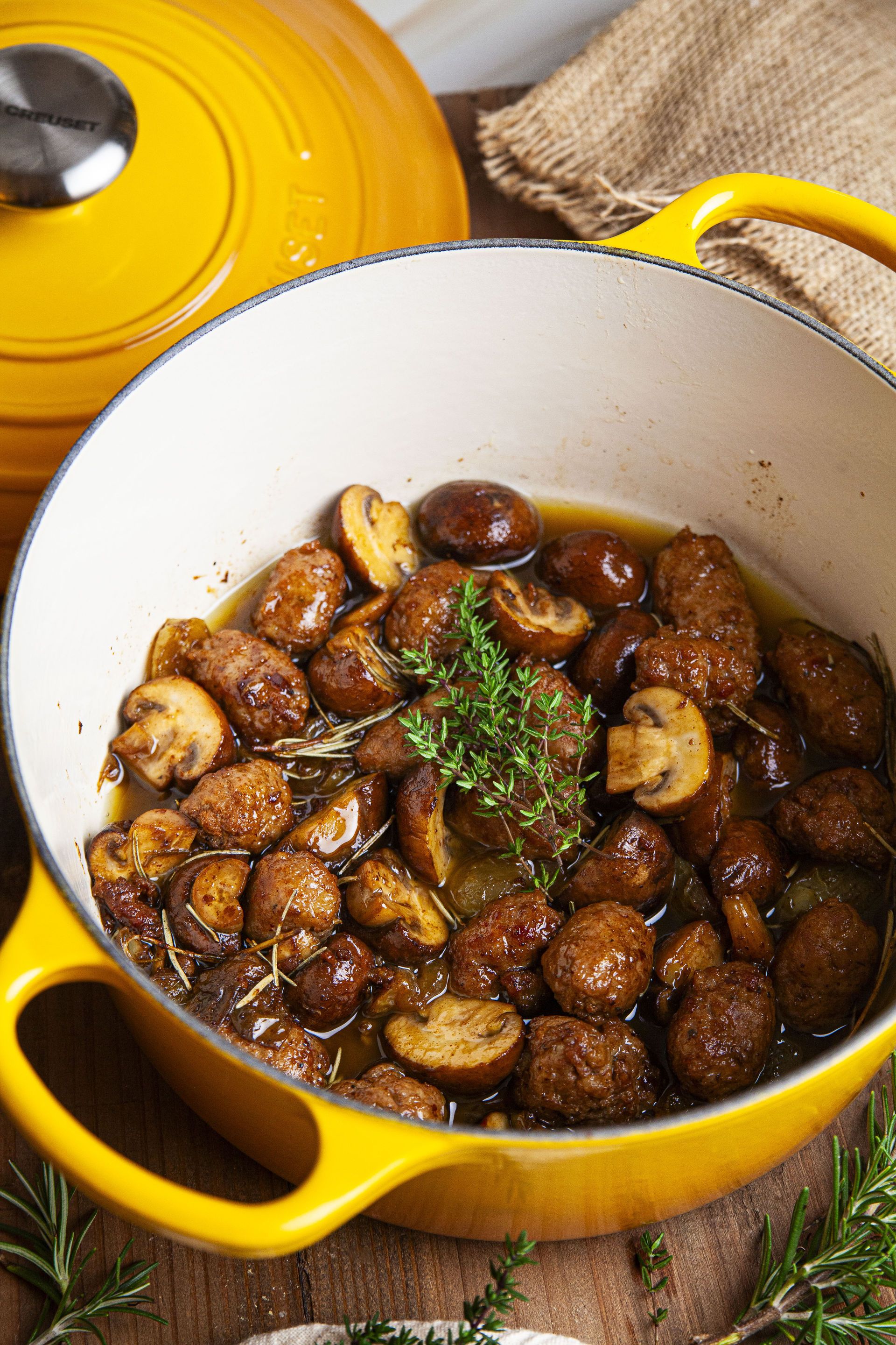 Botifarra esparracada amb raïm Botifarra esparracada amb raïm