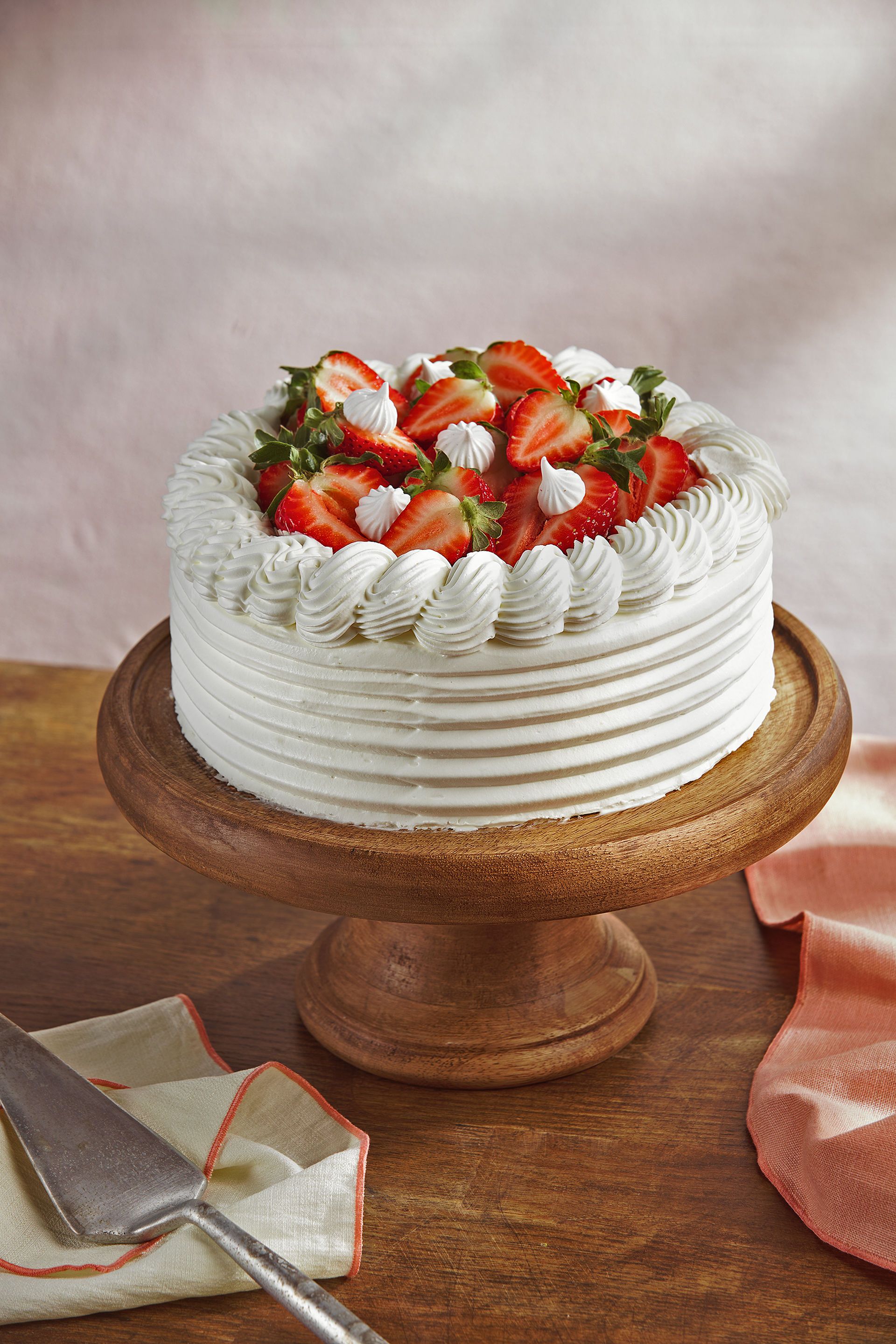 Pastís de maduixes amb nata Pastís de maduixes amb nata