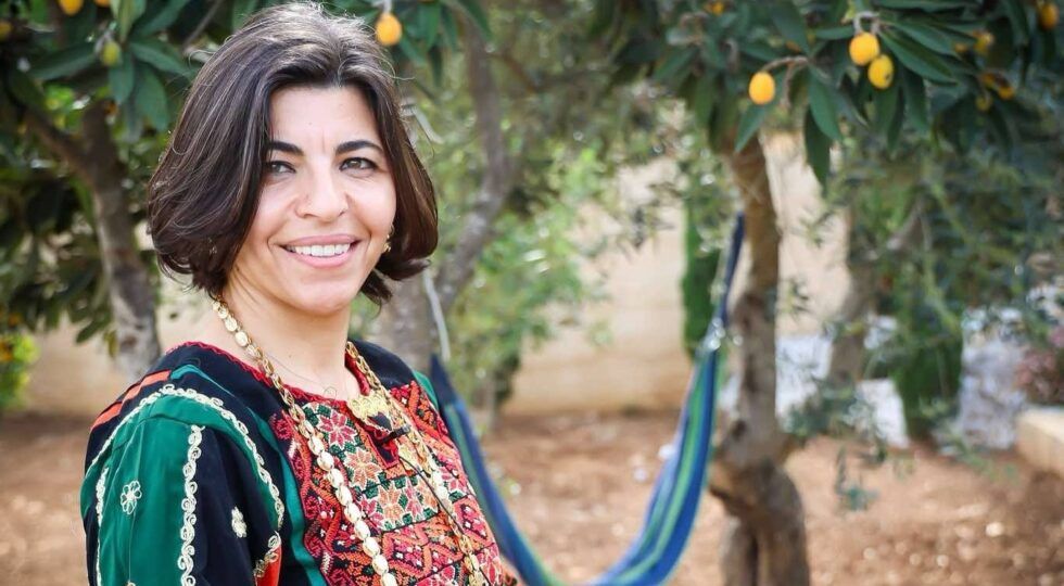 Fidaa Abuhamdiya el año pasado en Silwad, una población al noreste de Ramallah.
