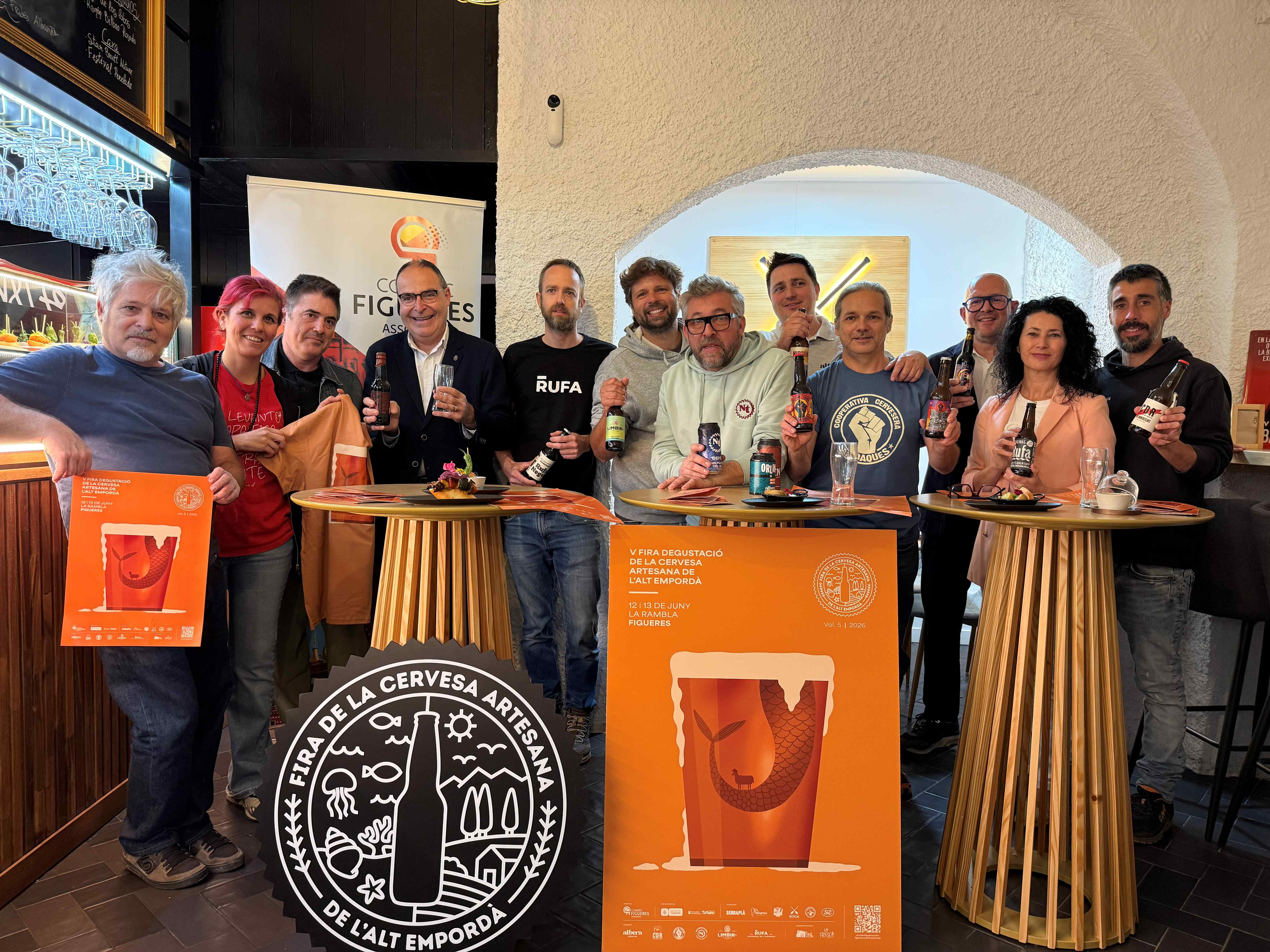 Roda de premsa de presentació de la Fira de la Cervesa Artesana