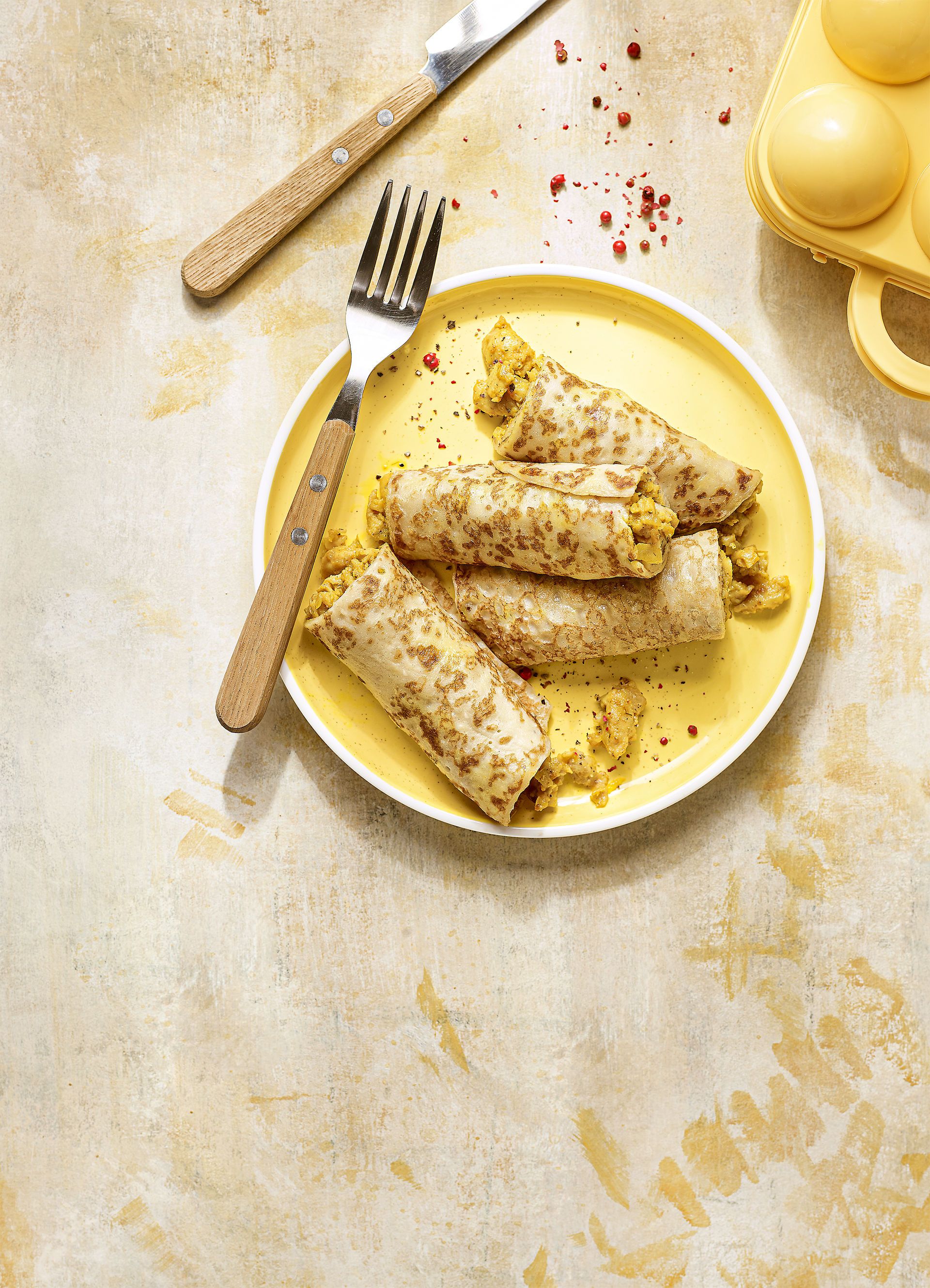 Creps de pollastre al curri