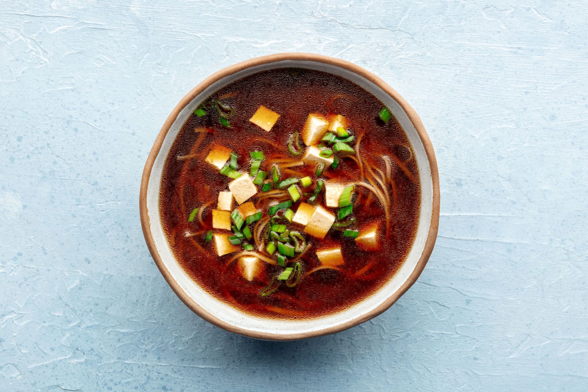 Sopa de tofu i miso