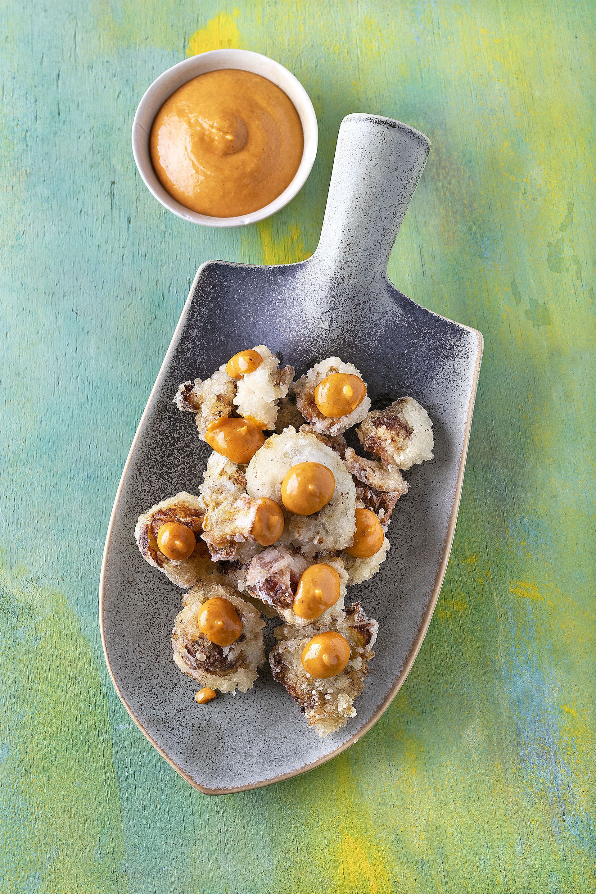Carxofes en tempura