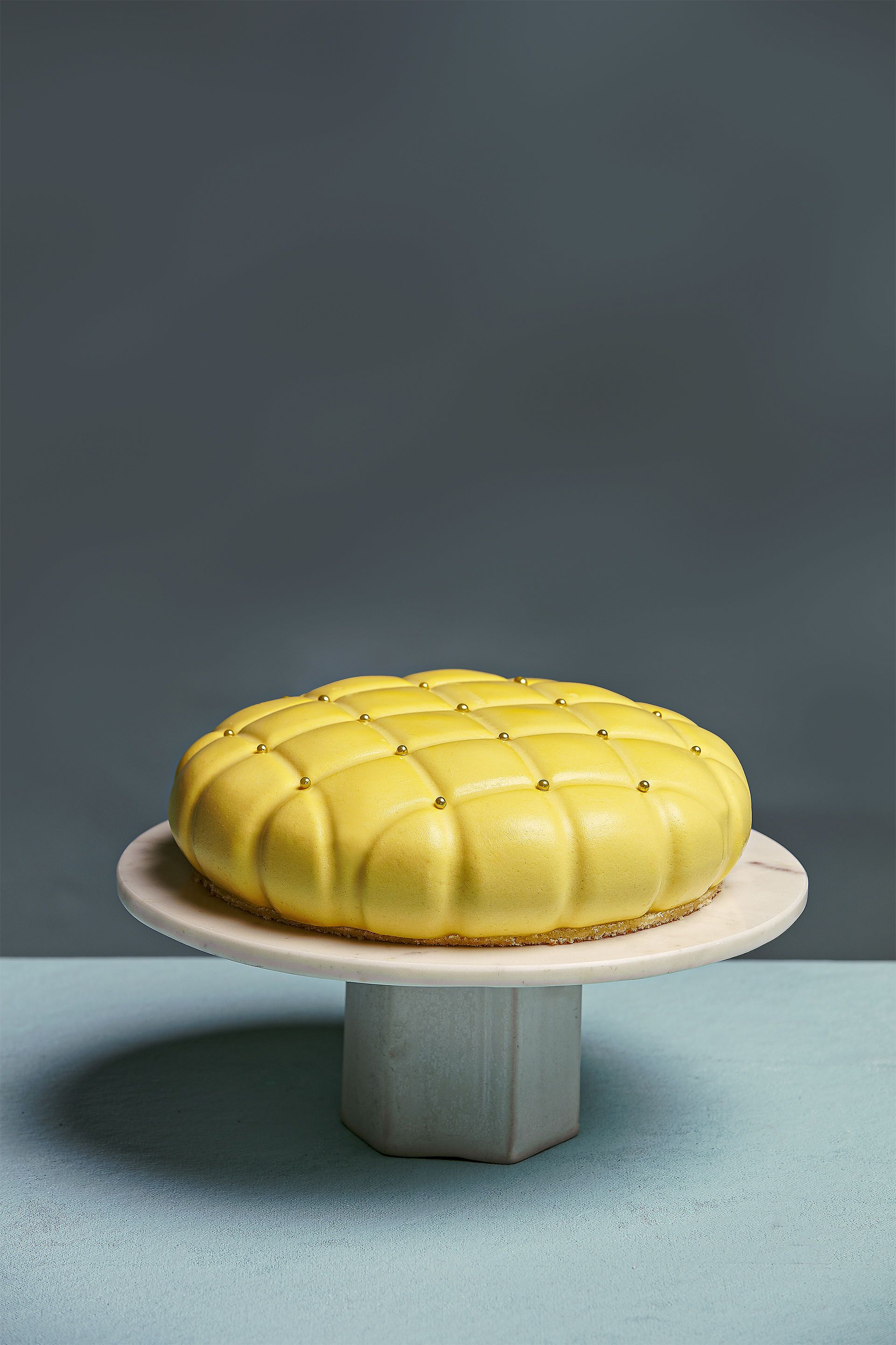 Mousse de mango i fruita de la passió