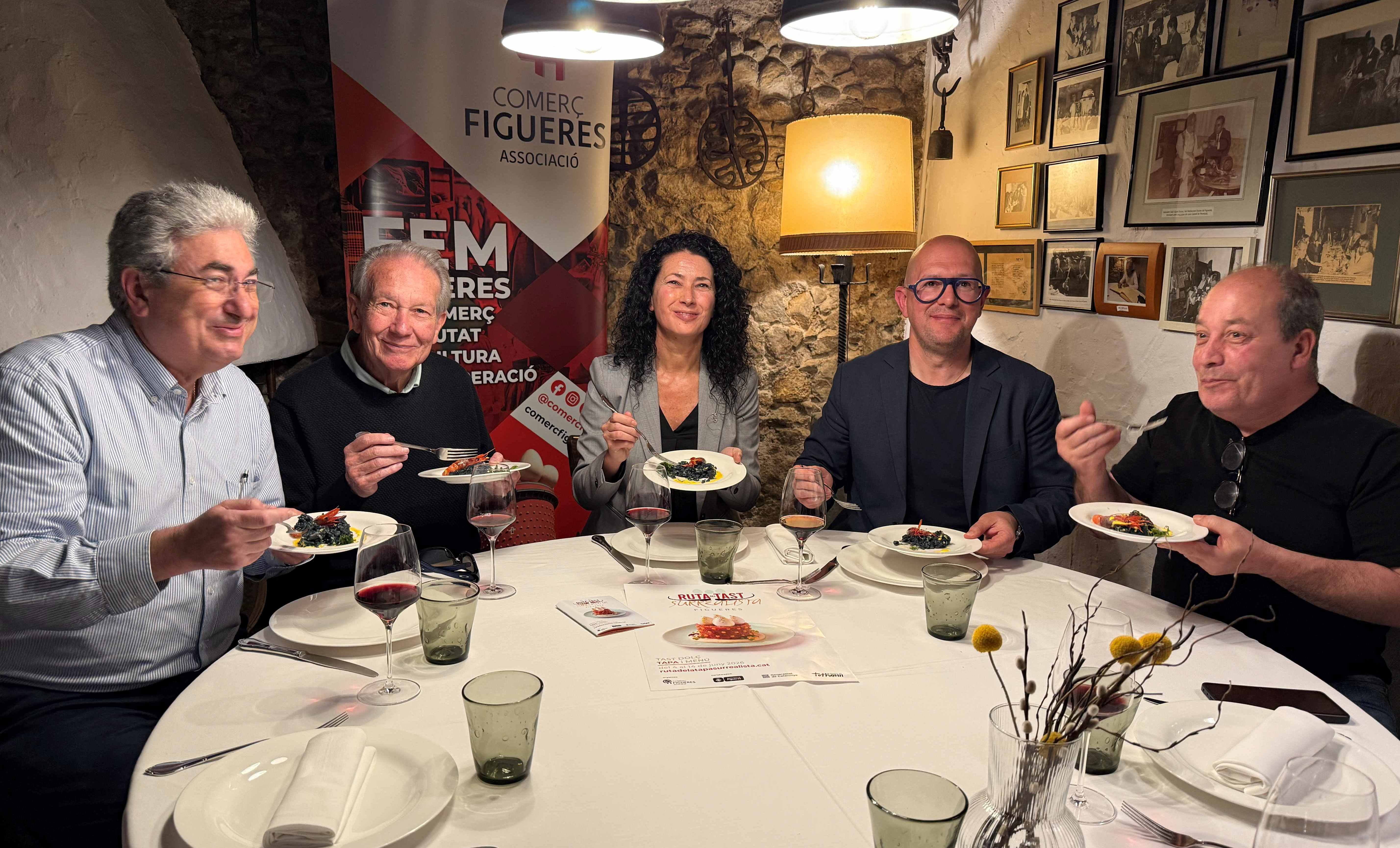 Roda de premsa de presentació de la Ruta del Tast Surrealista