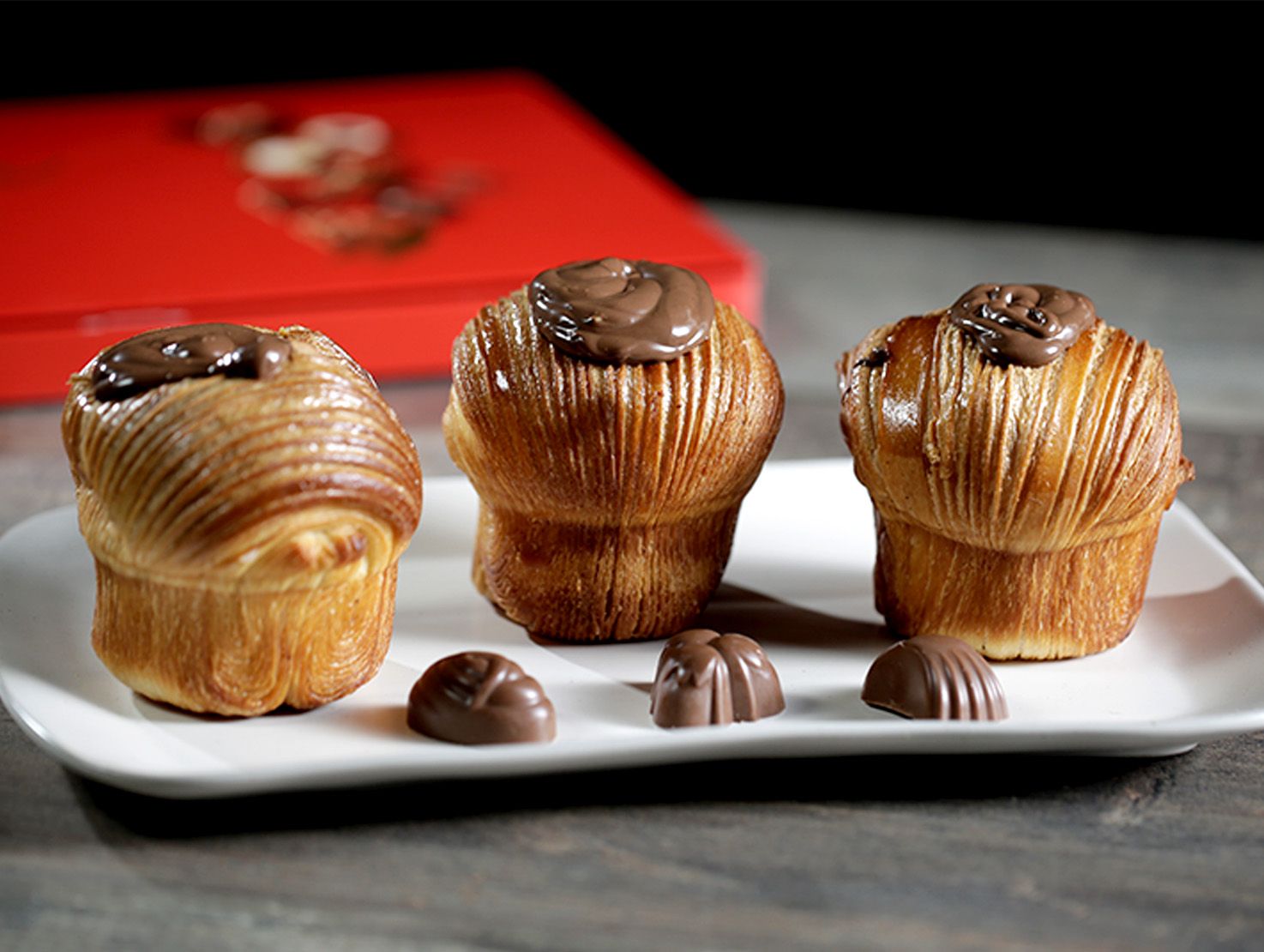 Cruffins fets amb Caja Roja®