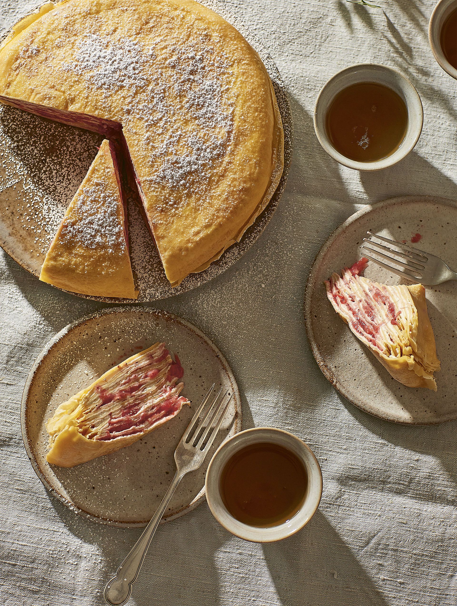 'Mille crêpe cake'