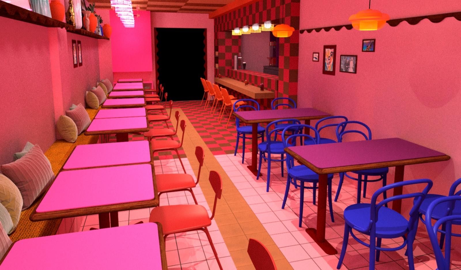 Interior de La Güerita Mexicana 