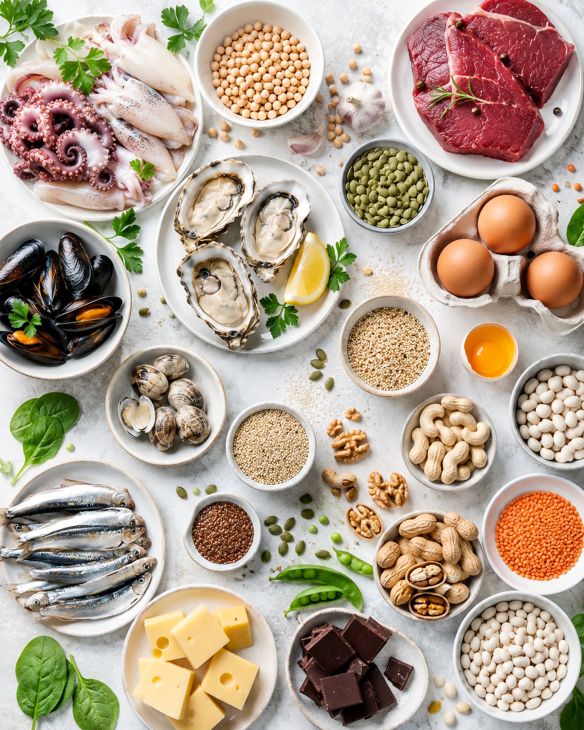 Aliments rics en zinc Aliments rics en zinc