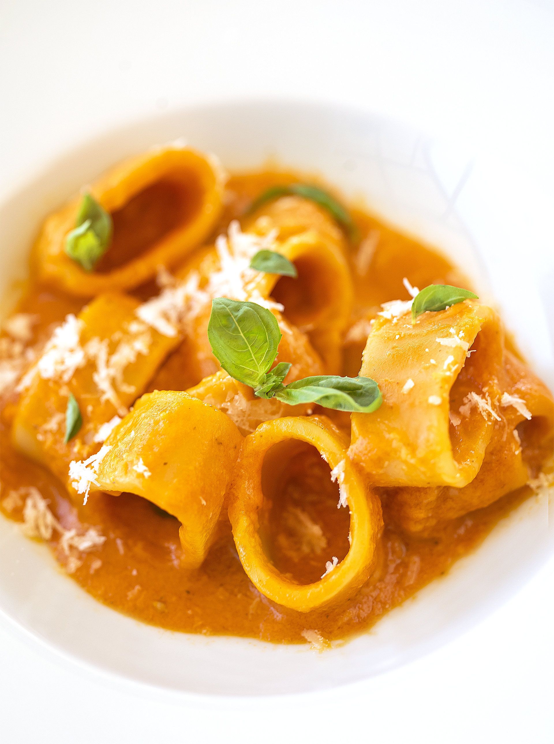 ‘Mezzi paccheri al pomodoro’
