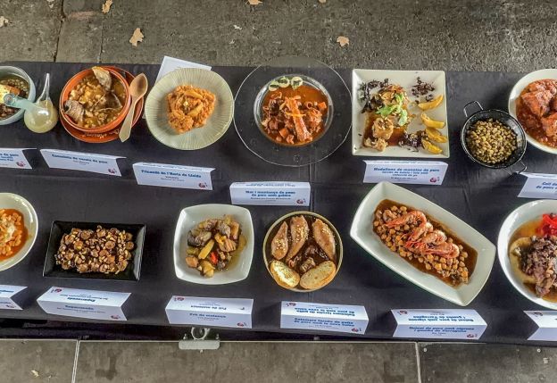 Plats de la final de la Lliga del porc i la forquilla