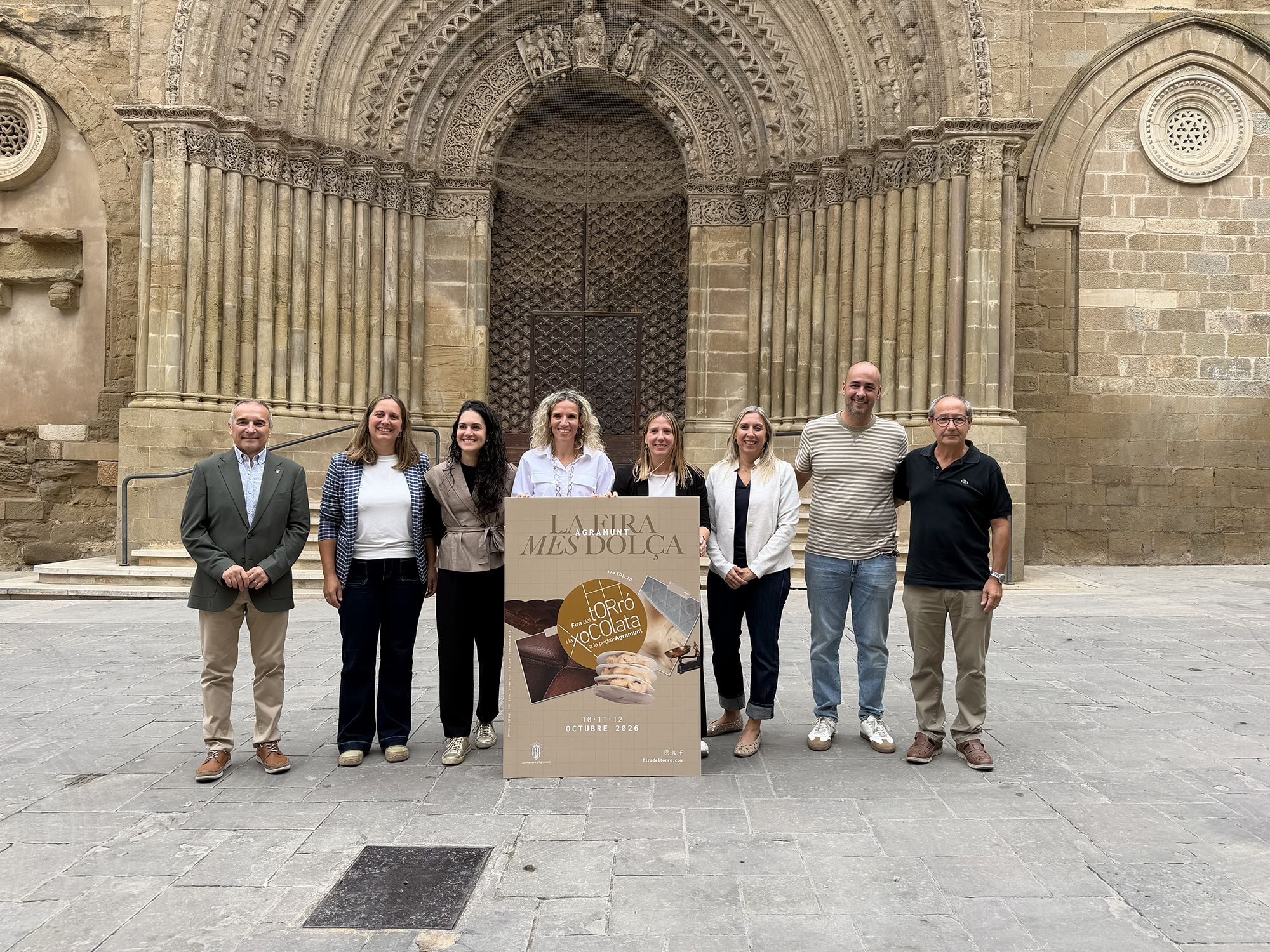 Presentació de la Fira del Torró i la Xocolata a la Pedra d’Agramunt Presentació de la Fira del Torró i la Xocolata a la Pedra d’Agramunt