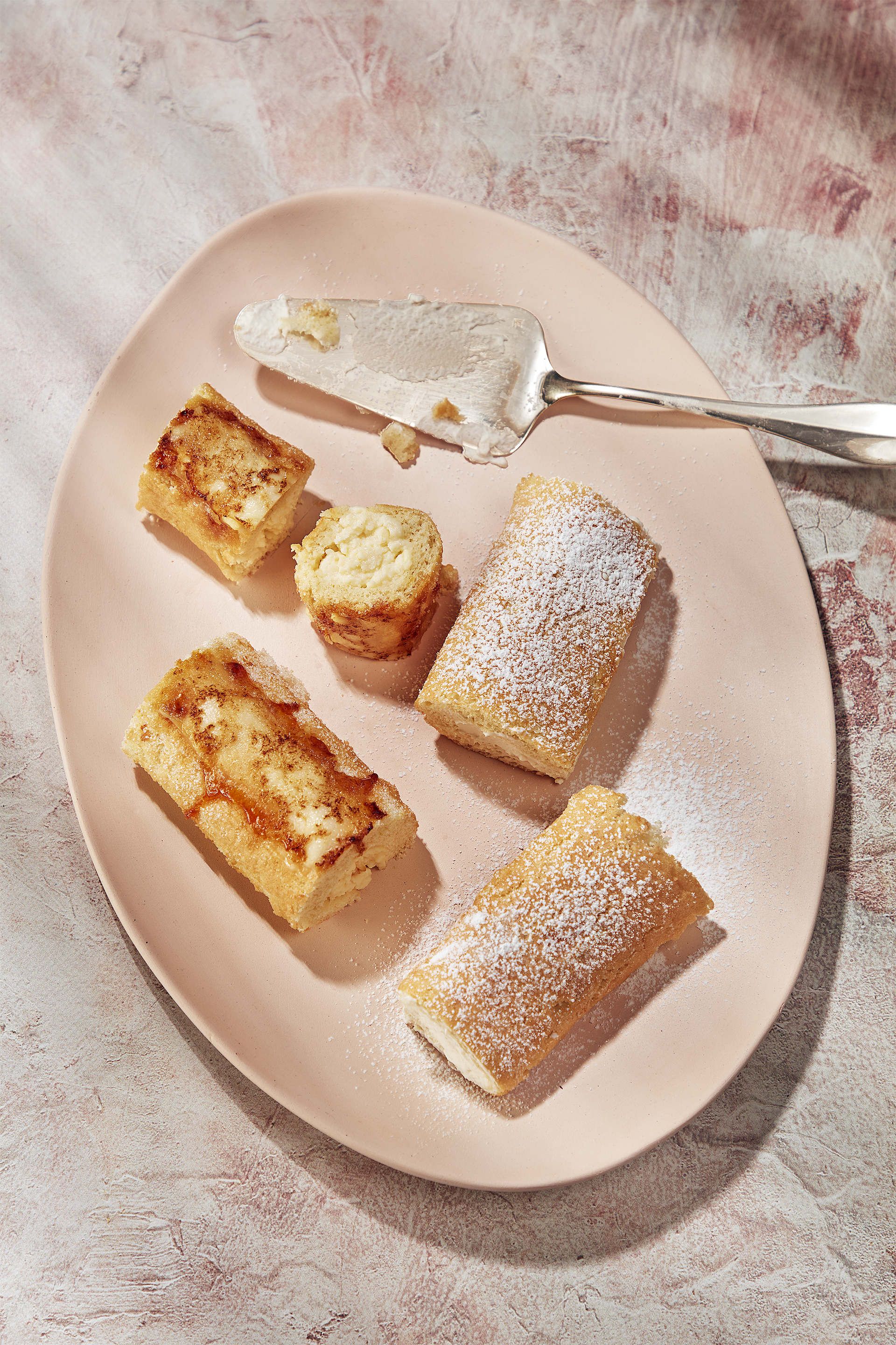 Brazos de nata y de crema