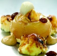 Manzana del cirio al horno