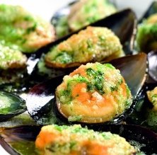 Mejillones gratinados