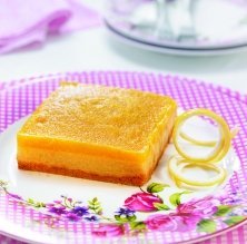 Pastel de melocotón y amasake