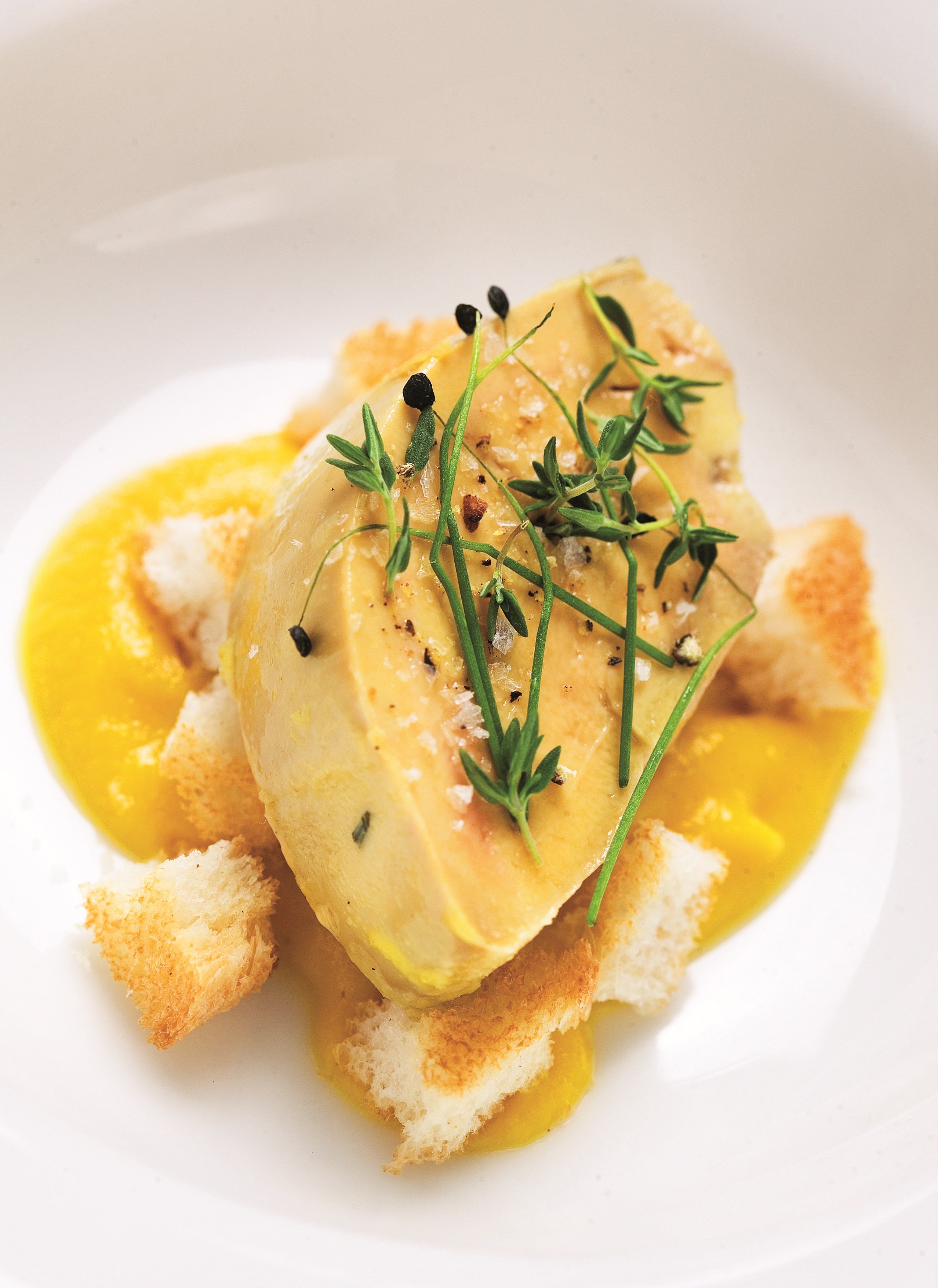 Foie gras de pato en escabeche