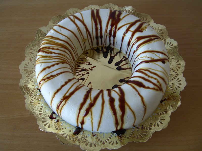 Mousse de caramelo y natillas