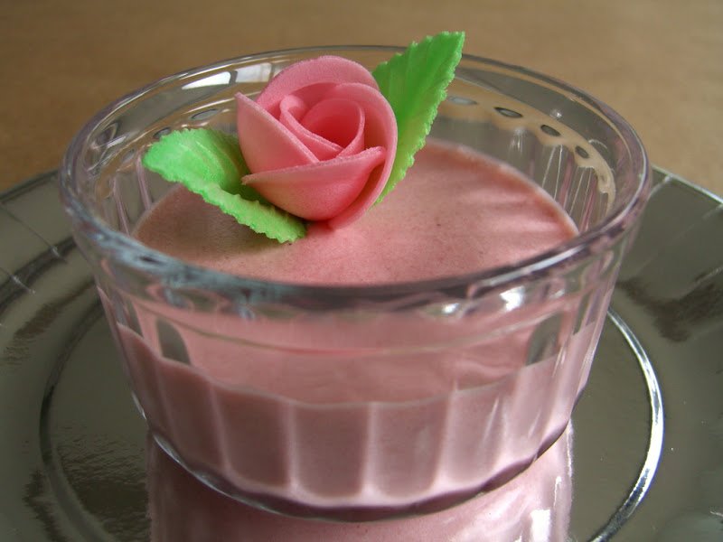 Mousse de fresa