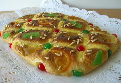 Coca de brioche