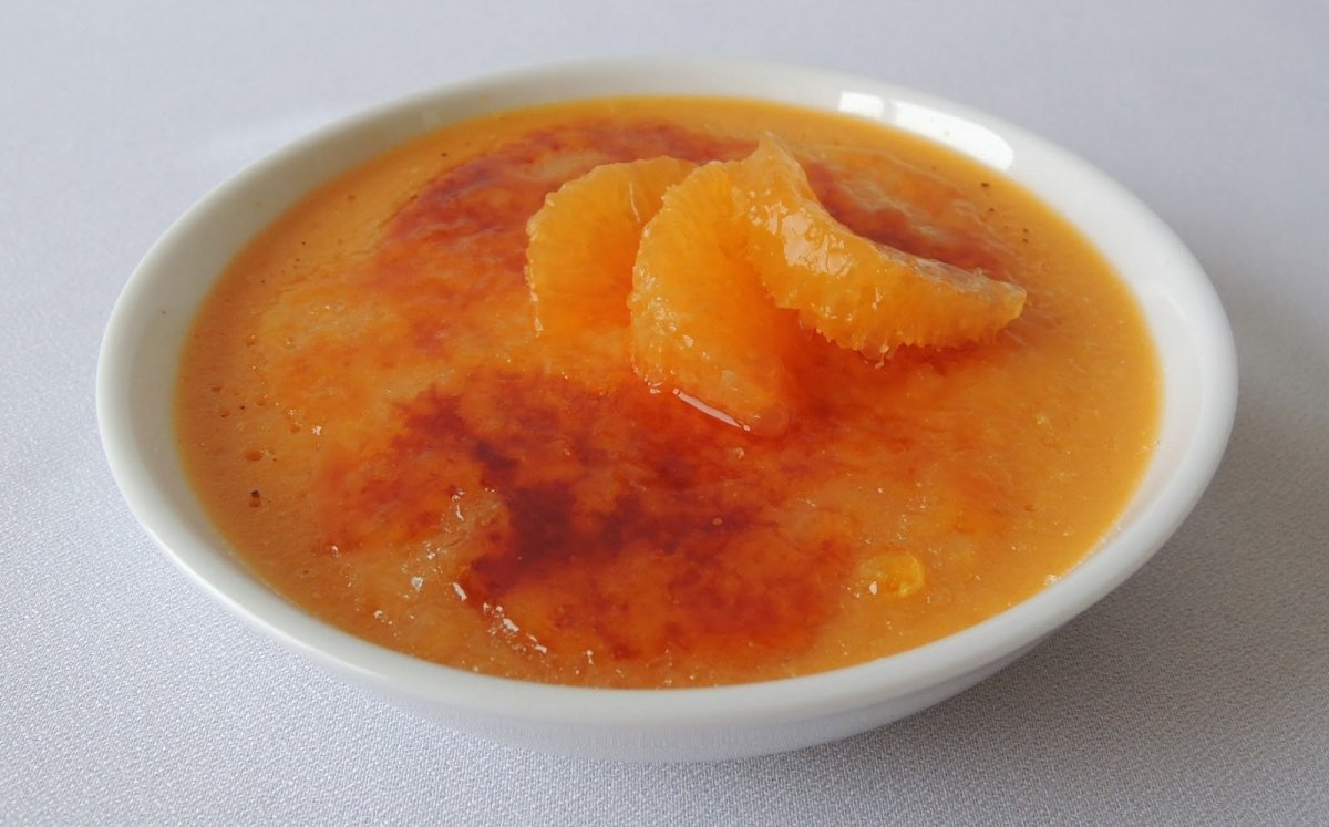 'Crème brûlée' de moniato i mandarina / Gemma Clofent