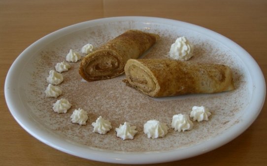 Creps de fresa y café