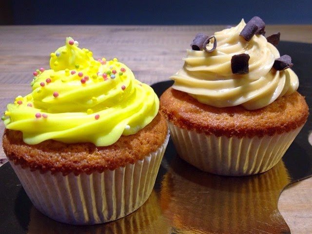 Cupcakes de naranja y chocolate