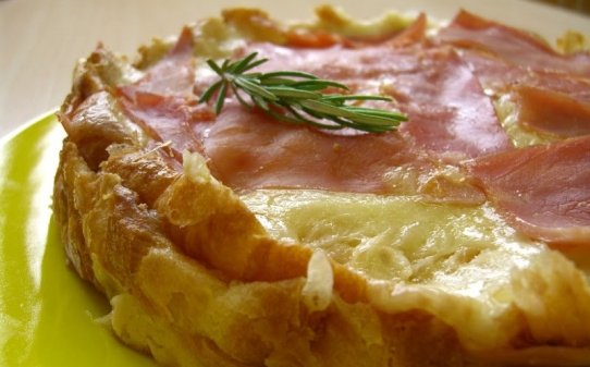 Pastel de cruasán