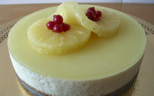 Pastel de piña y coco