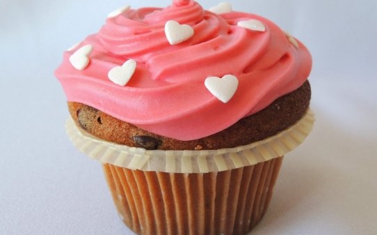 Cupcake Vainiron con crema de queso