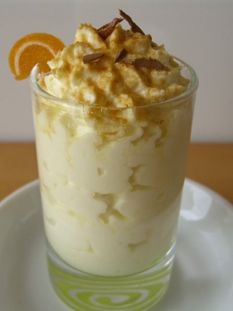 Espuma de crema catalana