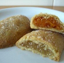 Pastissets de moniato y cabello de ángel