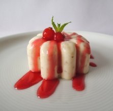 Flan de arroz con leche de coco
